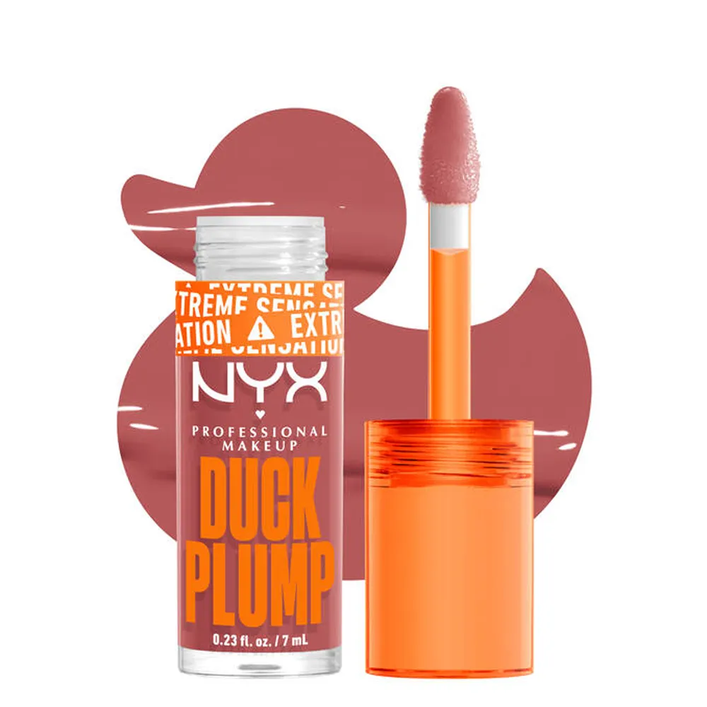 NYX Professional Makeup Duck Plump High Pigment Plumping Lip Gloss - 03 Nude Swings (7 ml) thumbnail 1