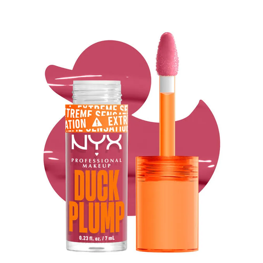NYX Professional Makeup Duck Plump High Pigment Plumping Lip Gloss - 09 Strike A Rose (7 ml) thumbnail 1