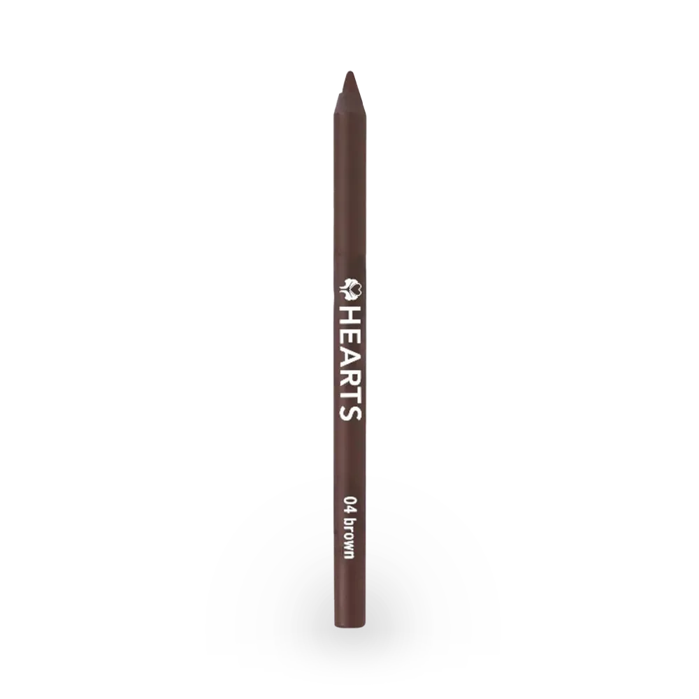 Hearts Waterproof Eyeliner Pencil - 04 Brown (1.2 g) thumbnail 1