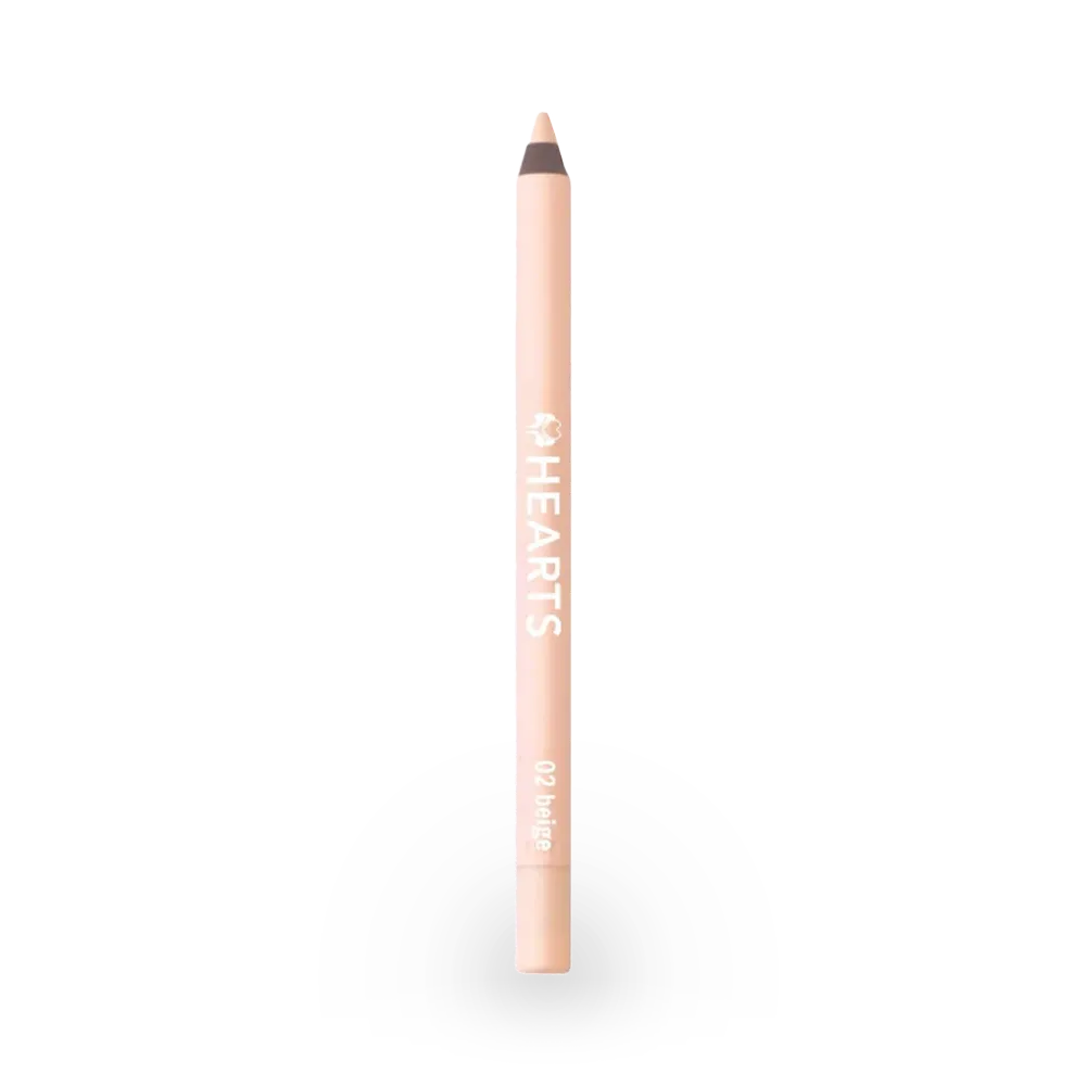 Hearts Waterproof Eyeliner Pencil - 02 Beige (1.2 g) thumbnail 1