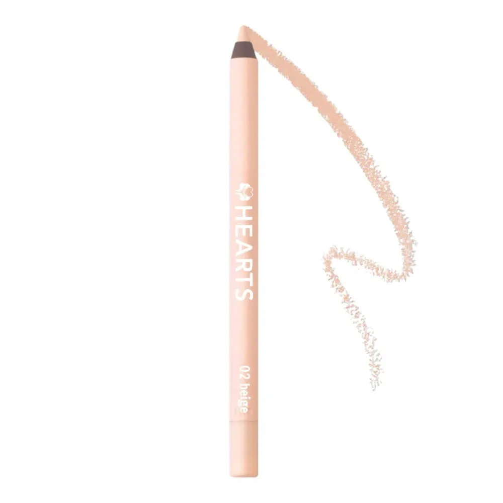 Hearts Waterproof Eyeliner Pencil - 02 Beige (1.2 g) thumbnail 2