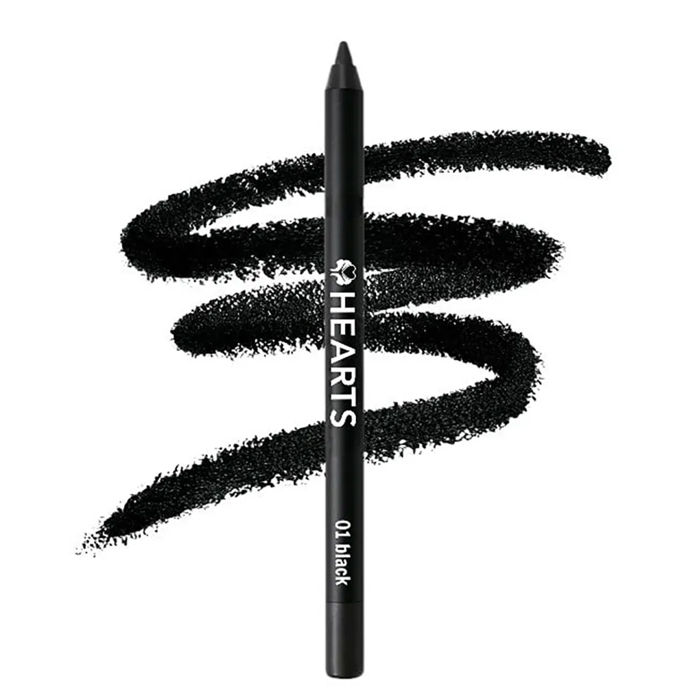 Hearts Waterproof Eyeliner Pencil - 01 Black (1.2 g) thumbnail 2