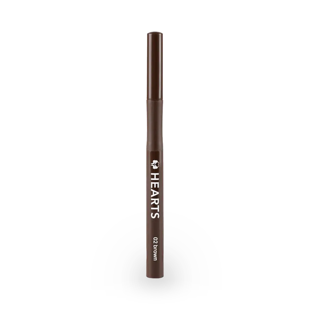 Hearts Liquid Eyebrow Pencil - 02 Dark Brown thumbnail 1