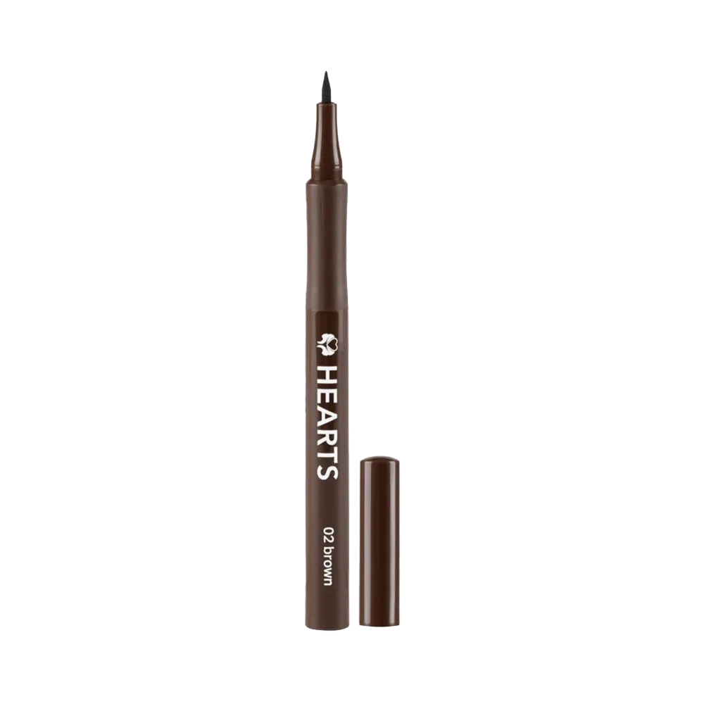 Hearts Liquid Eyebrow Pencil - 02 Dark Brown thumbnail 2