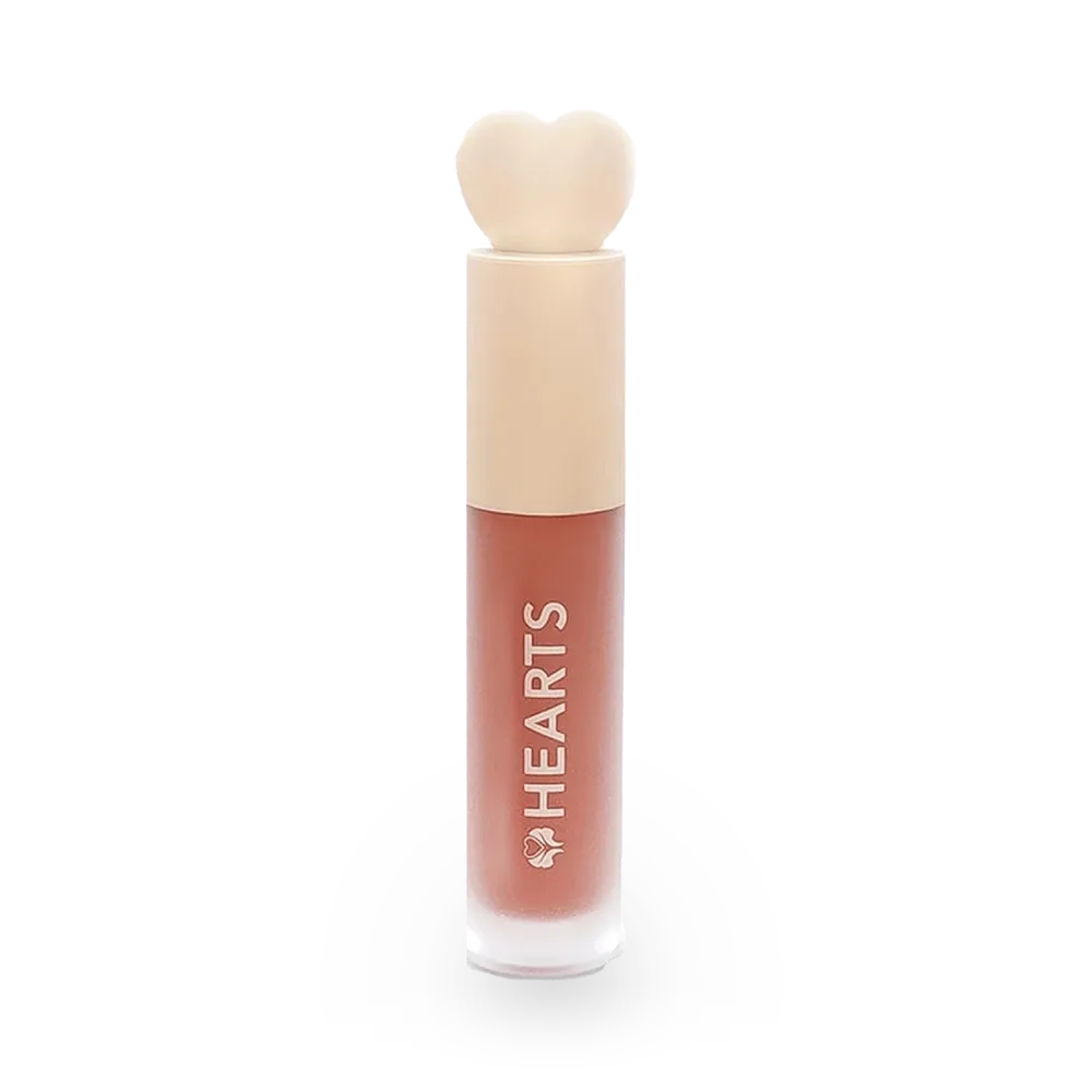 Hearts Liquid Matte Lipstick, 007 Honey Rose - 6 ml thumbnail 1