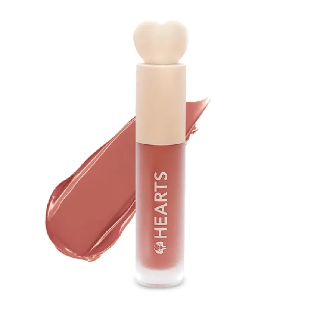 Hearts Liquid Matte Lipstick, 003 Natural Sand - 6 ml thumbnail 2