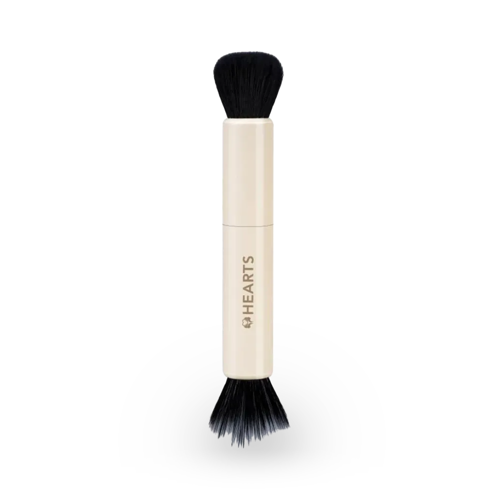 Hearts Dual Makeup Brush B001 thumbnail 1