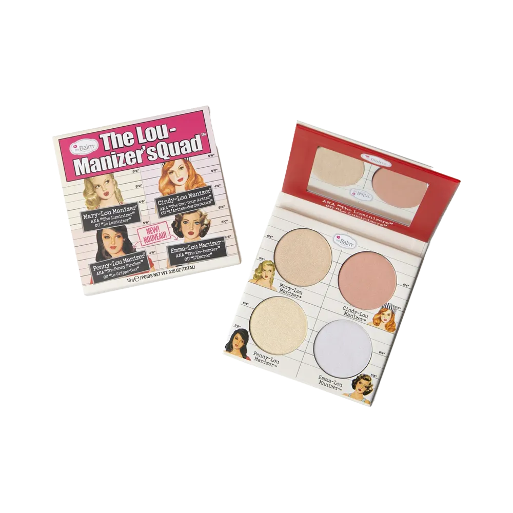 theBalm The Lou Manizer's Squad Highlighter Quad - 10 g thumbnail 2