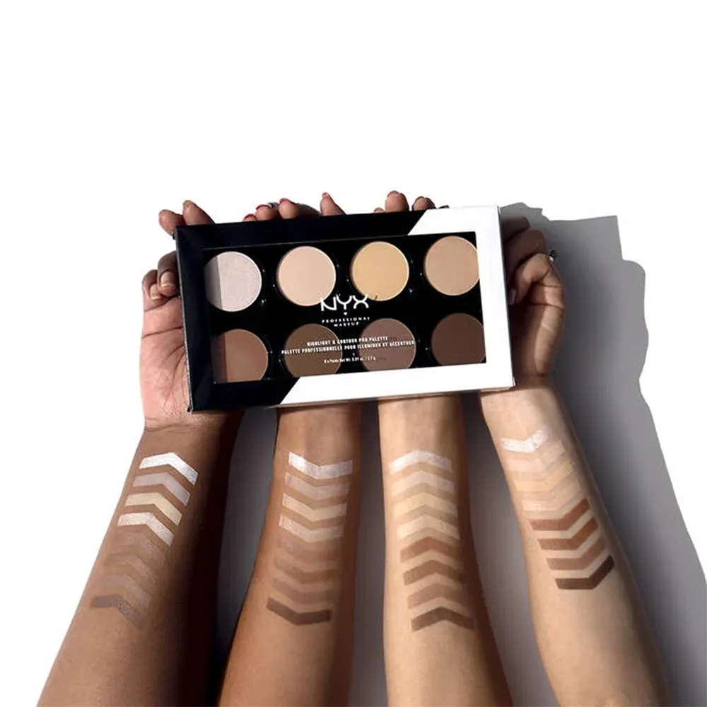 NYX Professional Makeup Highlight & Contour Pro Palette - 16.2 g thumbnail 4