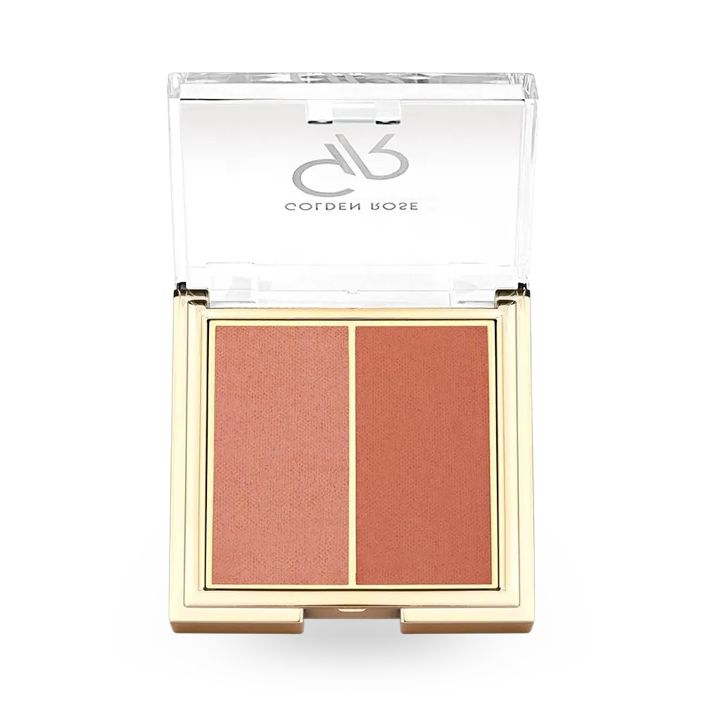 Golden Rose Iconic Blush Duo - 02 Peachy Coral thumbnail 1