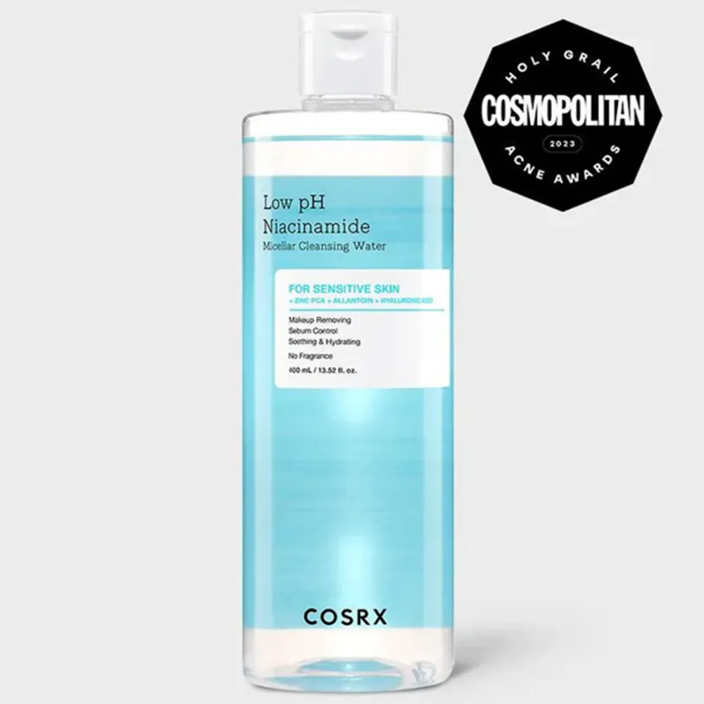 COSRX Low pH Niacinamide Micellar Cleansing Water - 400 ml thumbnail 3