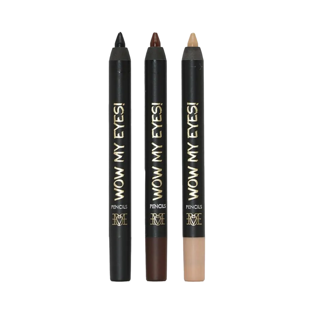 Make Over 22 Wow My Eyes! Eyeliner M3801 Pencil Set - 3 pcs thumbnail 2