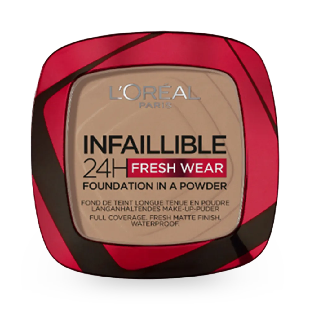 L’Oréal Paris Infallible Up to 24H Fresh Wear Foundation In A Powder - 130 True Beige (9 g) thumbnail 1