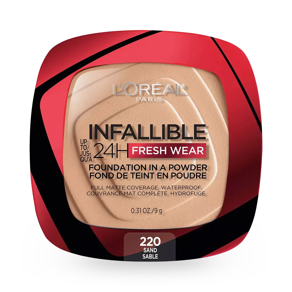 L’Oréal Paris Infallible Up to 24H Fresh Wear Foundation In A Powder - 220 Sand (9 g) thumbnail 1