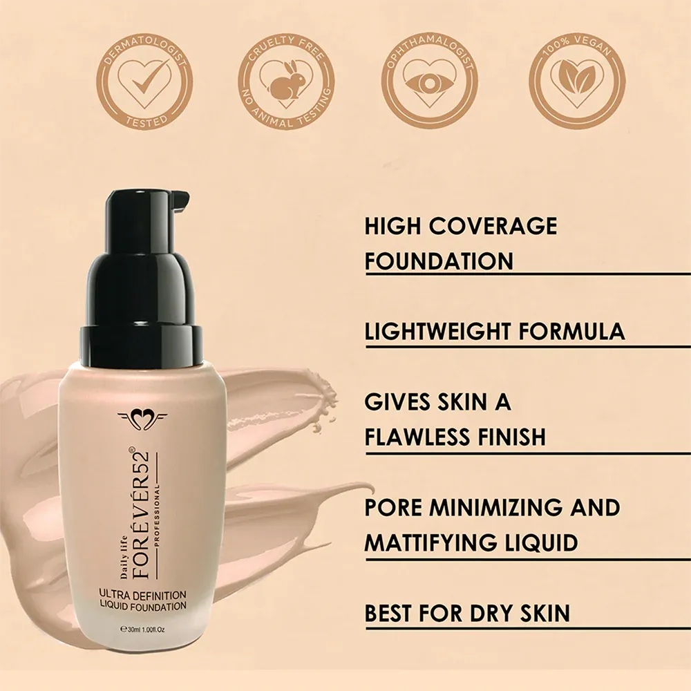Daily Life Forever52 Ultra Definition Liquid Foundation - FLF007 Sundae (30 ml) thumbnail 4