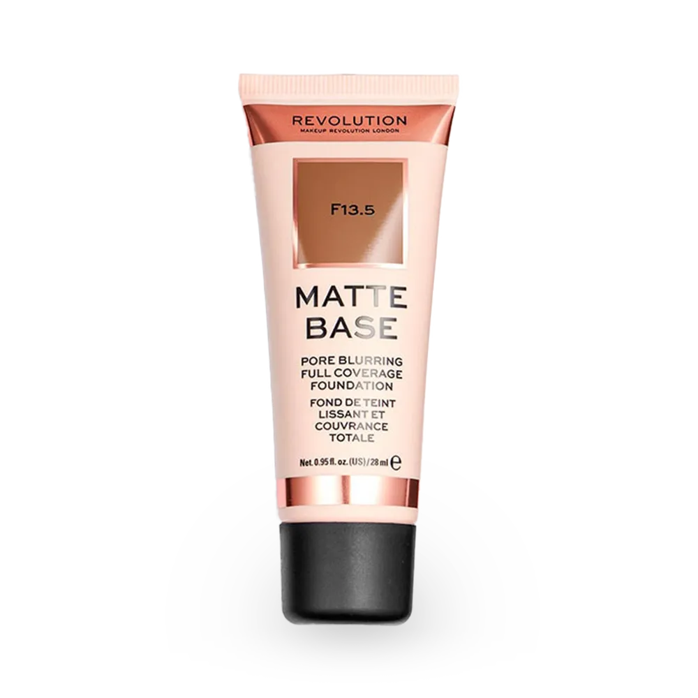 Makeup Revolution Matte Base Foundation - F13.5 (28 ml) thumbnail 1