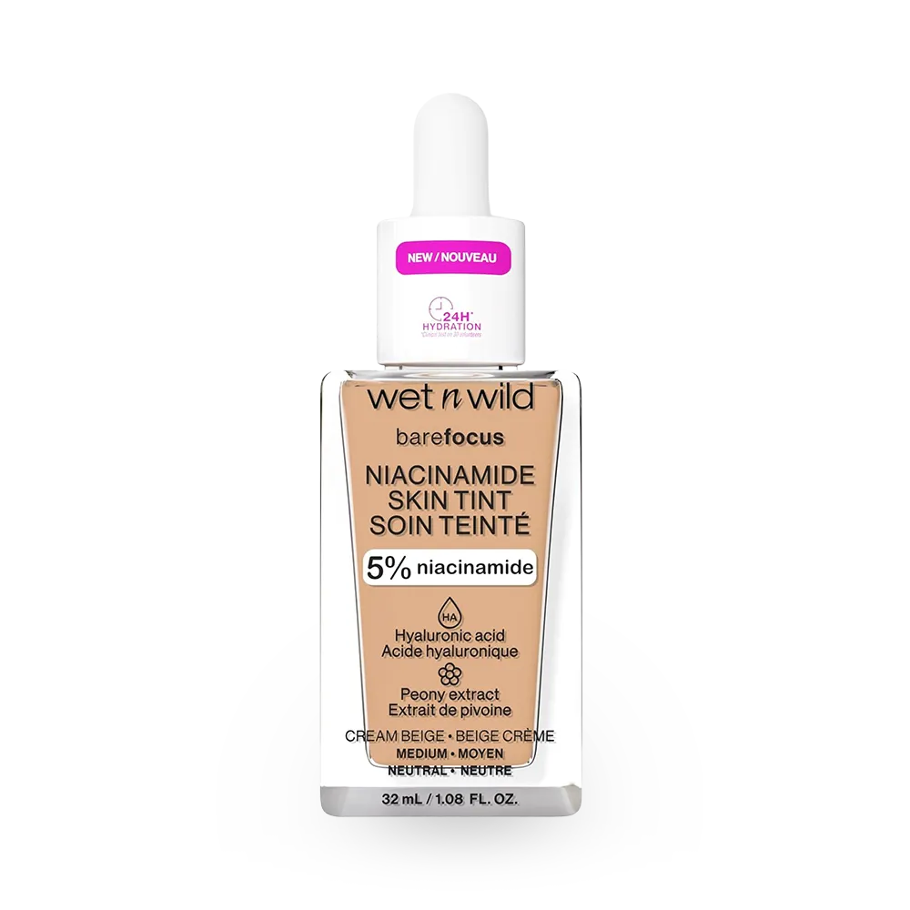 Wet N Wild Bare Focus Niacinamide Skin Tint - Cream Beige (32 ml) thumbnail 1