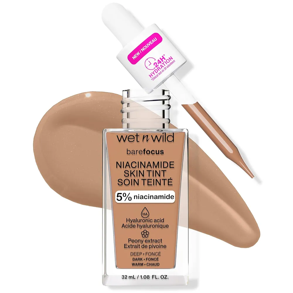 Wet N Wild Bare Focus Niacinamide Skin Tint - Deep (32 ml) thumbnail 1