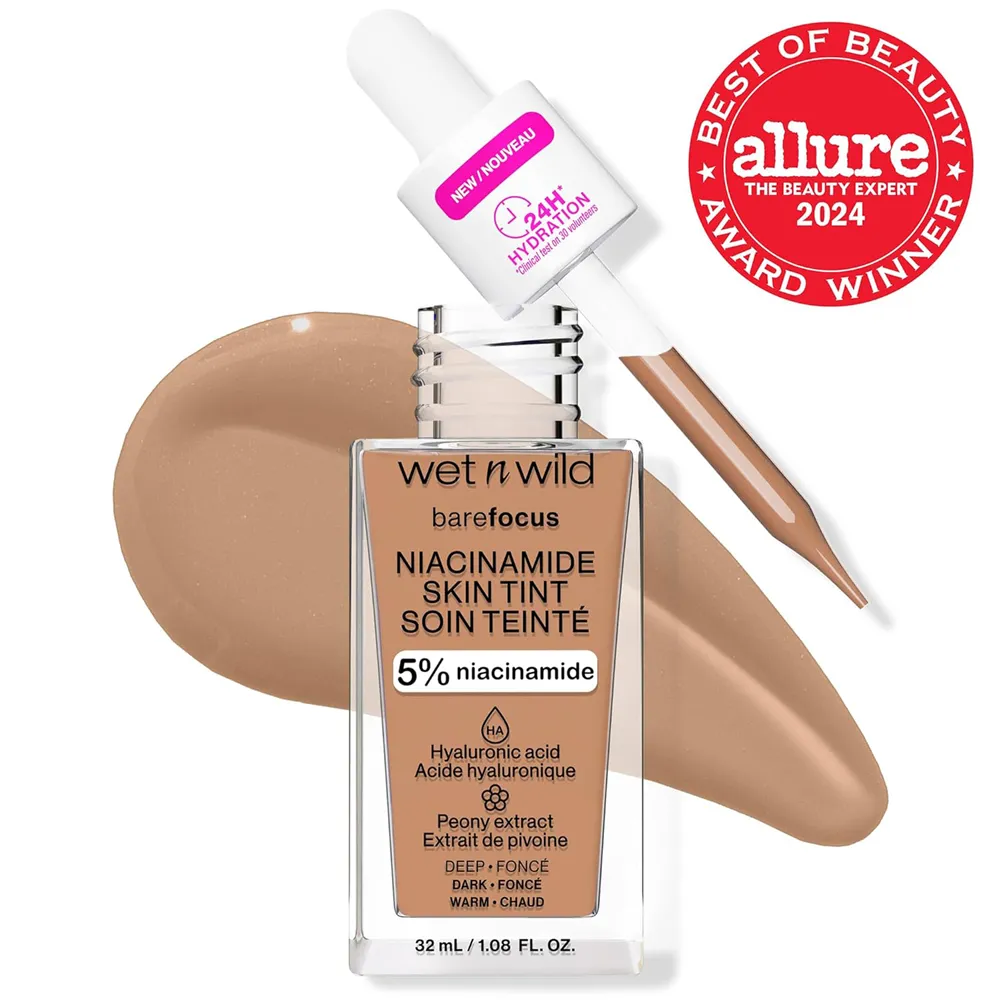 Wet N Wild Bare Focus Niacinamide Skin Tint - Deep (32 ml) thumbnail 2