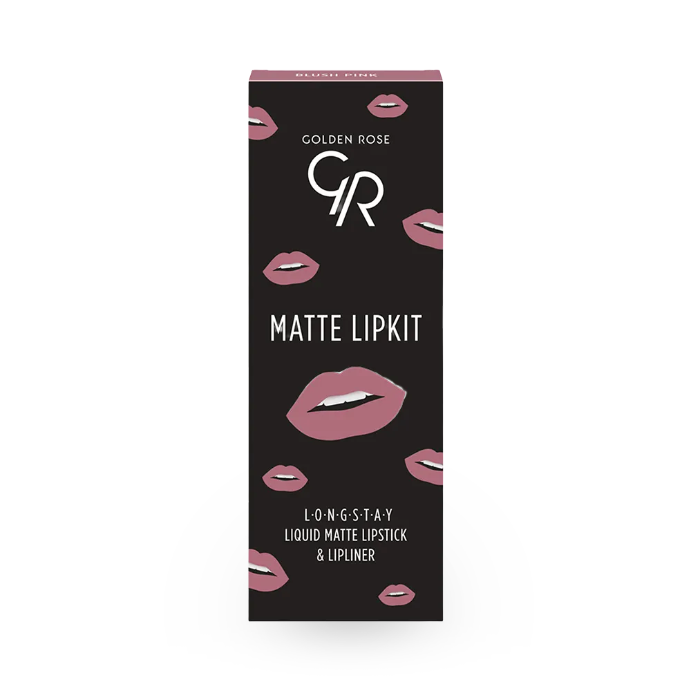 Golden Rose Matte Lip Kit - Blush Pink  thumbnail 1