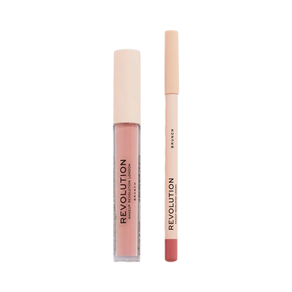 Makeup Revolution Lip Contour Kit Gift Set - Brunch thumbnail 2