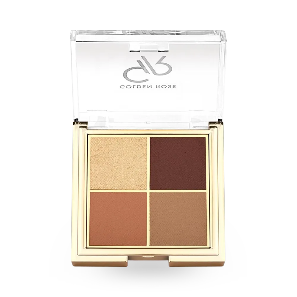 Golden Rose Quattro Eyeshadow Palette - 06 SUNSET DATE thumbnail 1