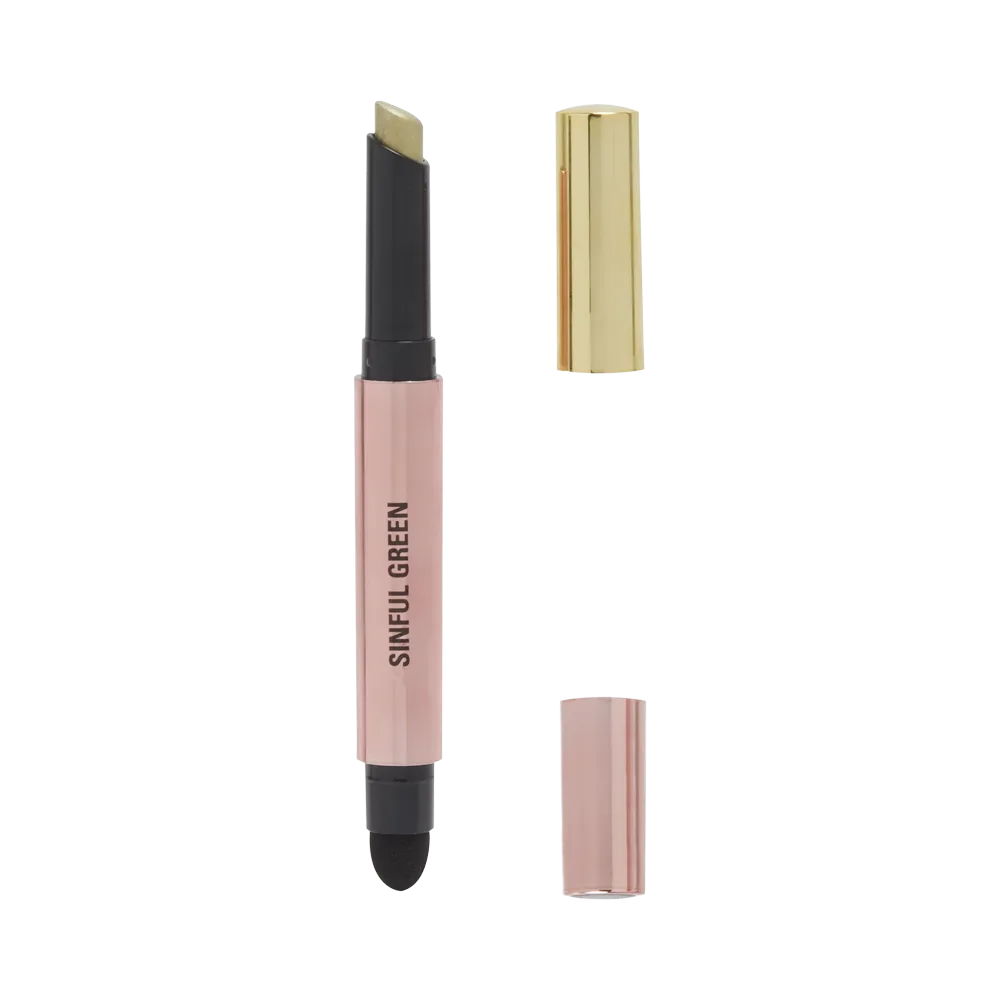 Makeup Revolution Lustre Wand Eyeshadow Stick - Sinful Green thumbnail 1
