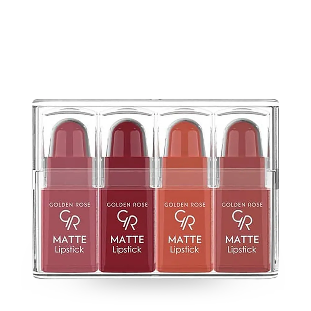 Golden Rose Matte Lipstick Mini - 4 pcs (4 pcs) thumbnail 1