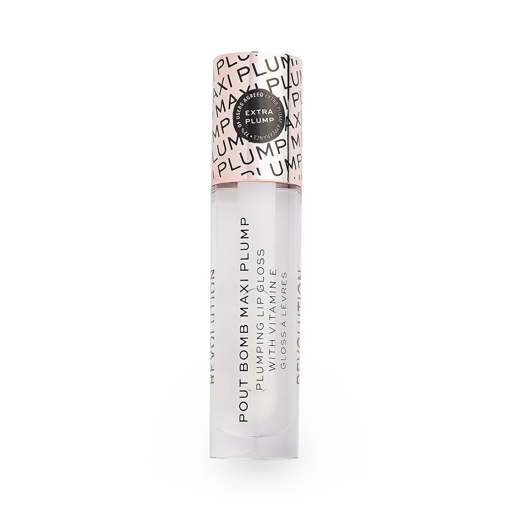 Makeup Revolution Pout Bomb Maxi Plump Lip Gloss - Glaze thumbnail 1