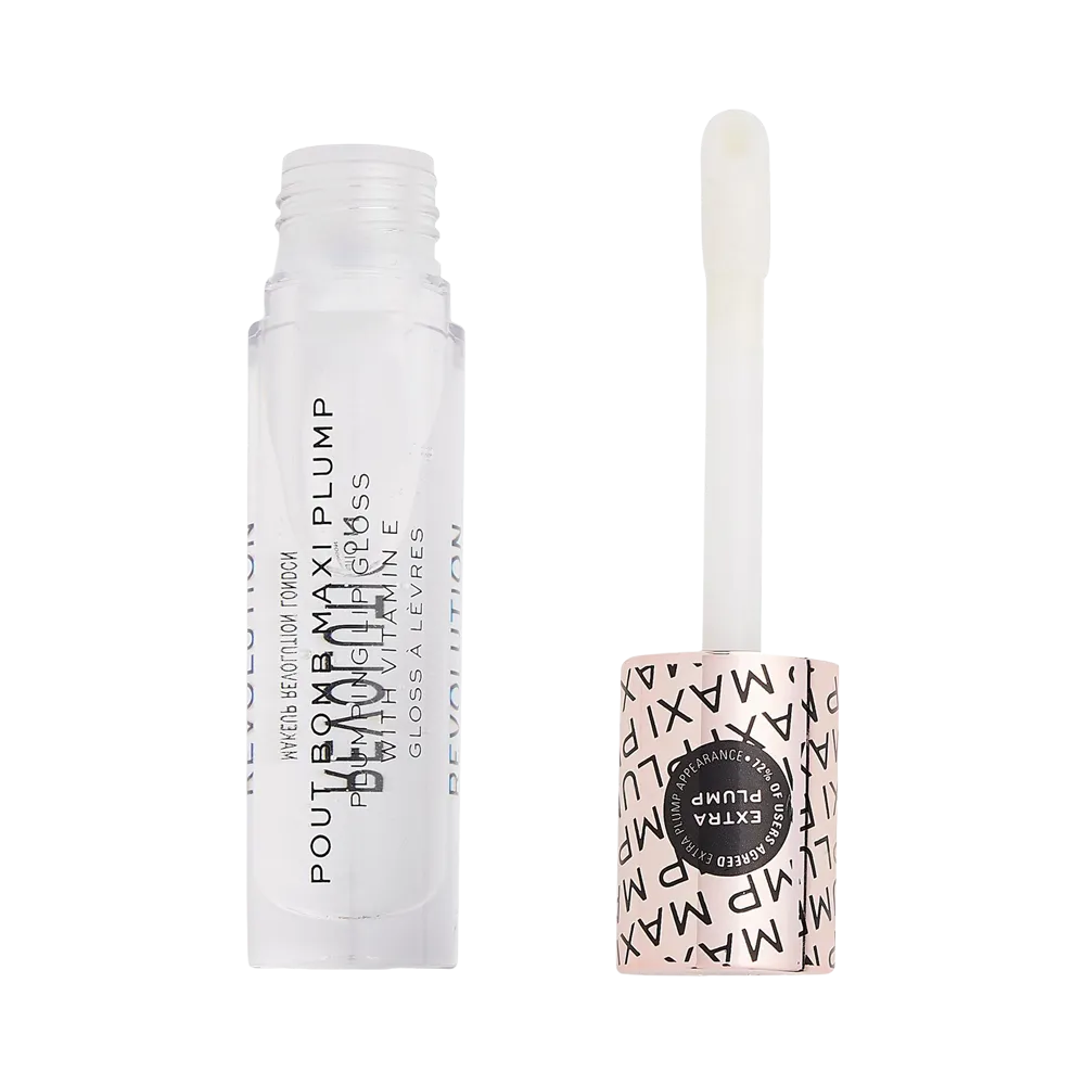 Makeup Revolution Pout Bomb Maxi Plump Lip Gloss - Glaze thumbnail 2