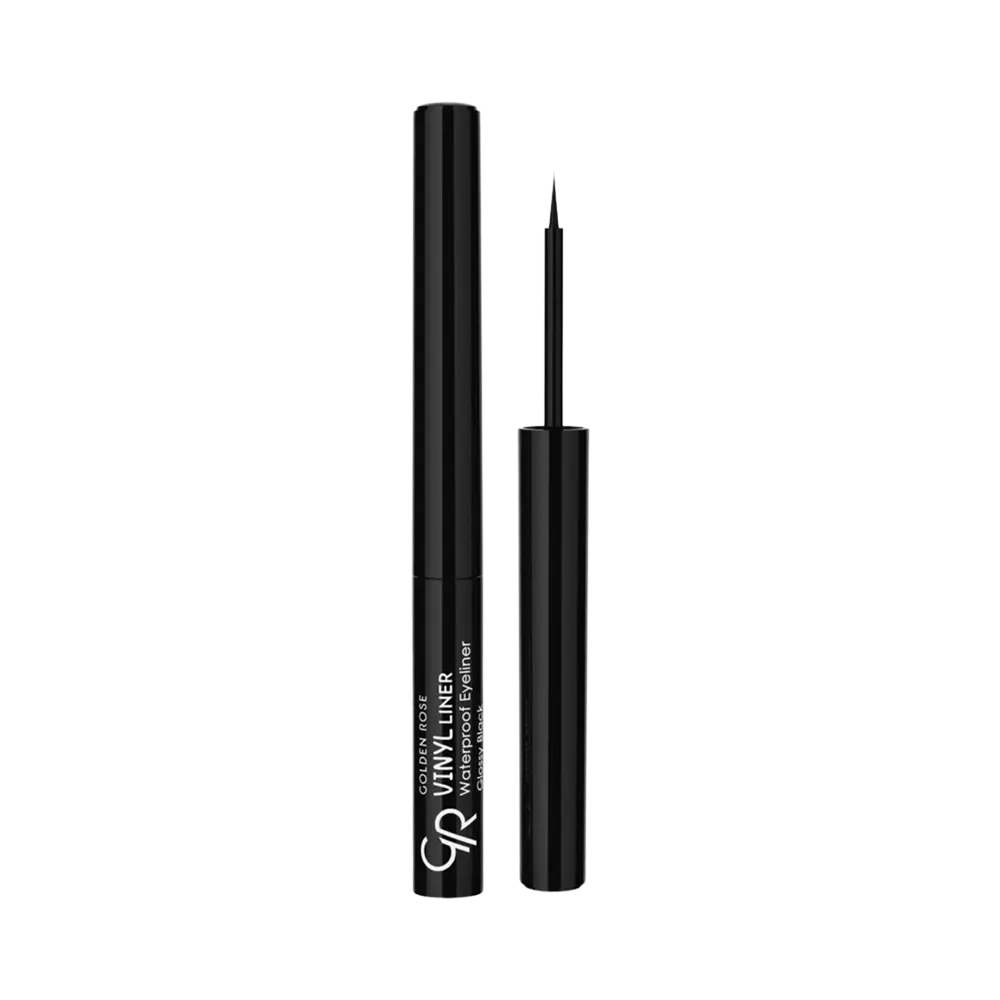 Golden Rose Vinyl Liner Waterproof Eyeliner - Glossy Black thumbnail 1