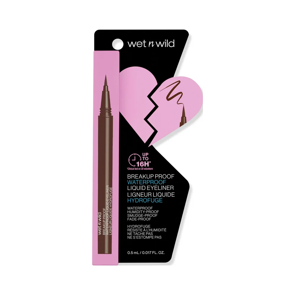 Wet N Wild Breakup Proof Waterproof Liquid Eyeliner - Brown thumbnail 3