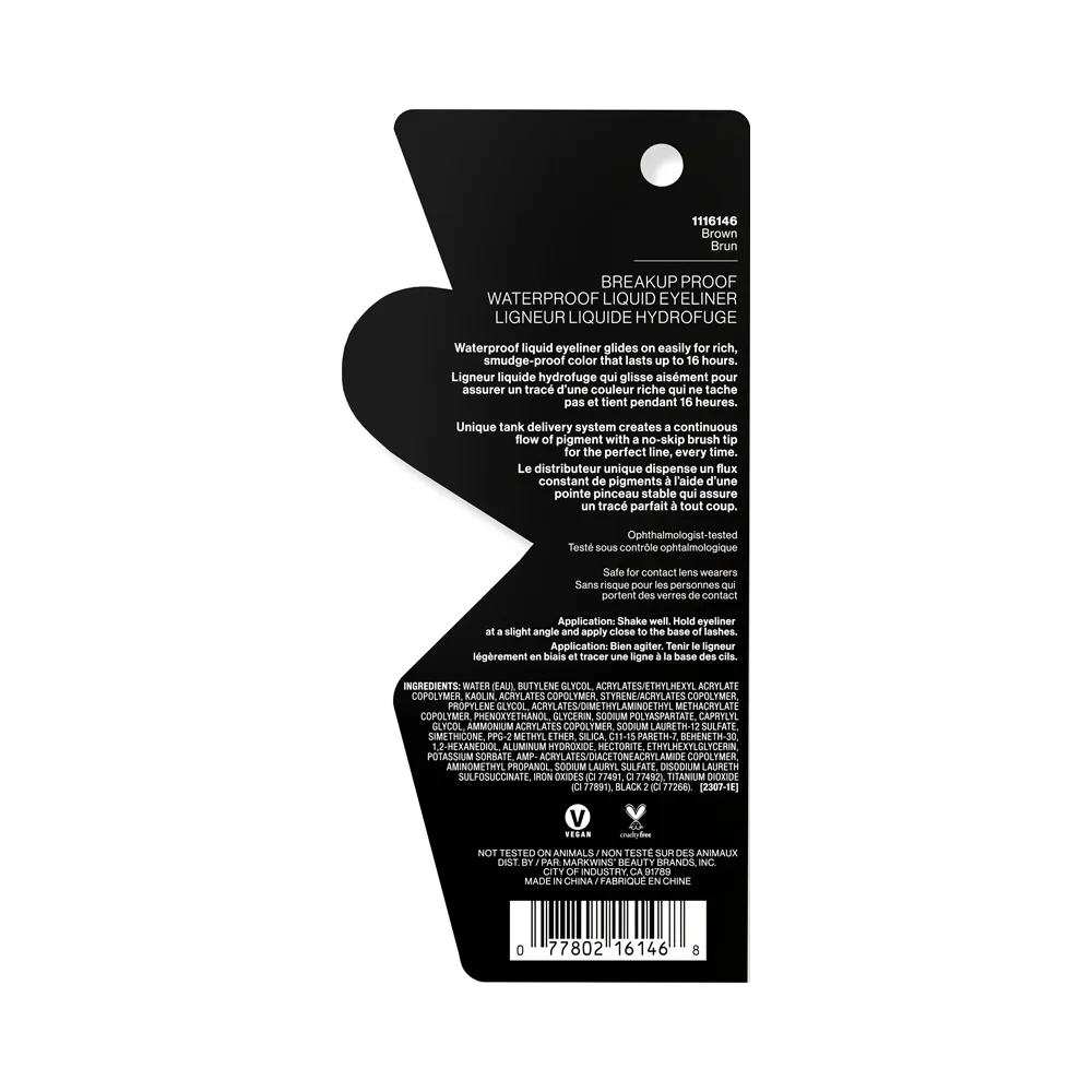Wet N Wild Breakup Proof Waterproof Liquid Eyeliner - Brown thumbnail 4