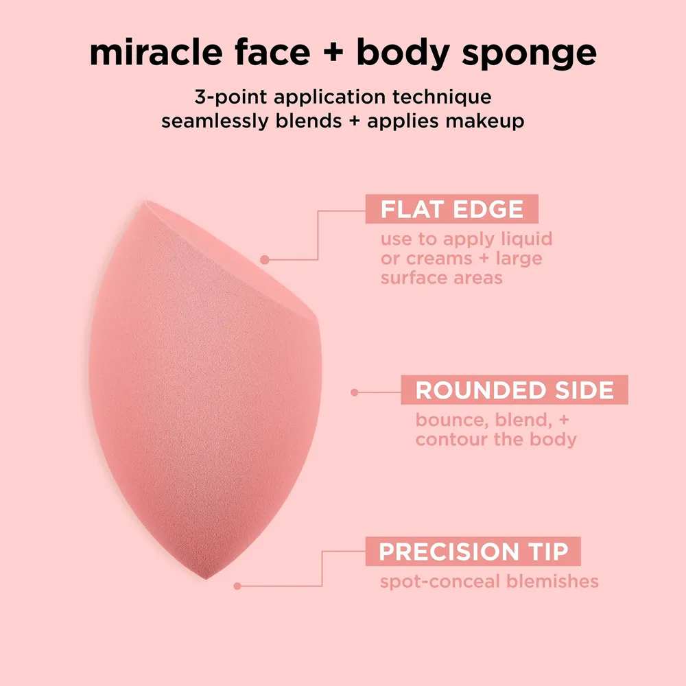 Real Techniques Miracle Face + Body Sponge 1489 thumbnail 4