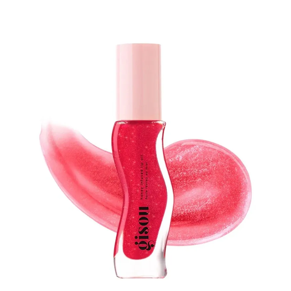 Gisou Honey Infused Lip Oil - Cherry On The Cake thumbnail 1