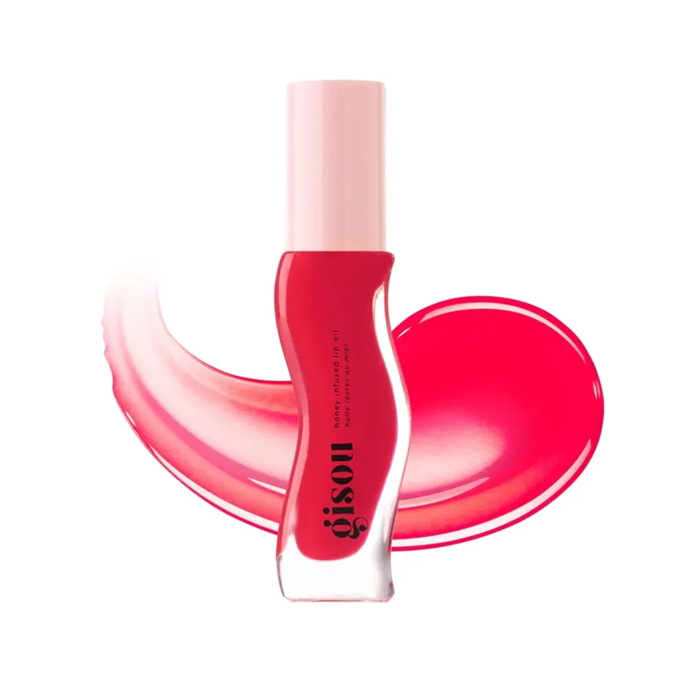 Gisou Honey Infused Lip Oil - Strawberry Sorbet thumbnail 2