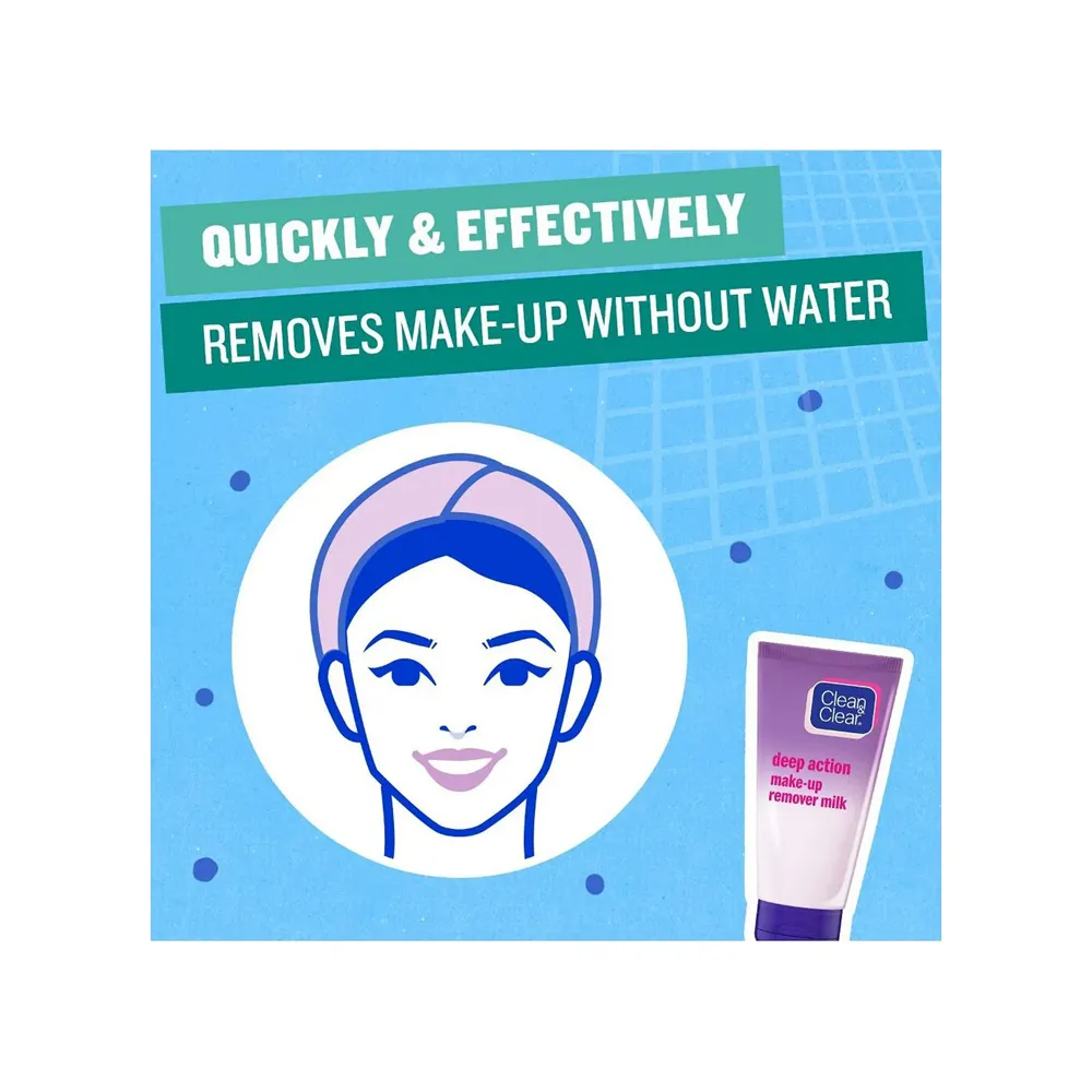 Clean & Clear Deep Cleansing Makeup Remover - 150 ml thumbnail 4