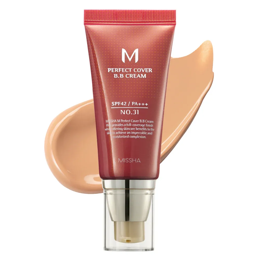 Missha M Perfect Cover BB Cream SPF 42 PA+++ - 31 Golden Beige thumbnail 2
