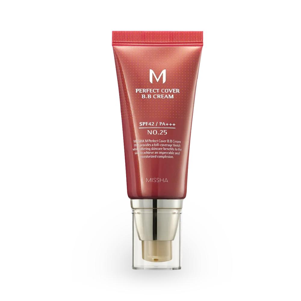Missha M Perfect Cover BB Cream SPF 42 Pa+++ - 25 Warm Beige thumbnail 1