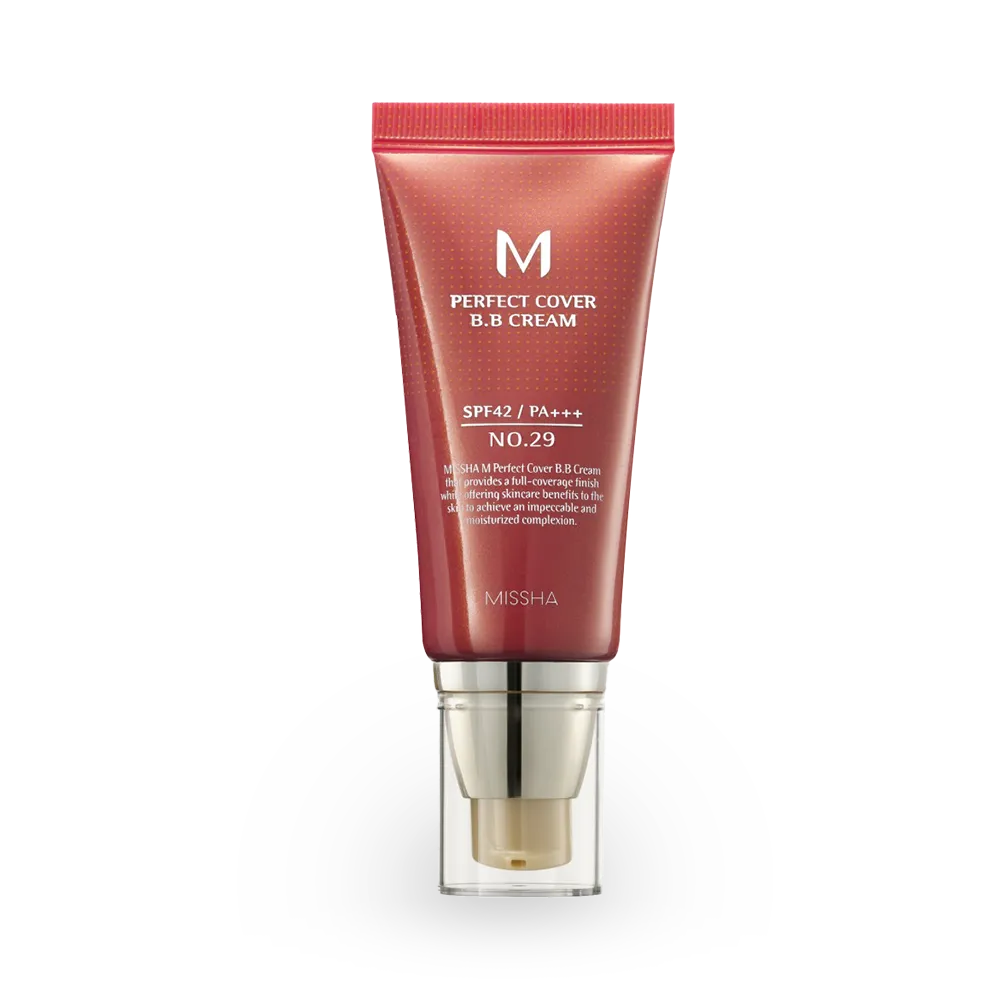 Missha M Perfect Cover BB Cream SPF 42 Pa+++ - 29 Caramel Beige thumbnail 1