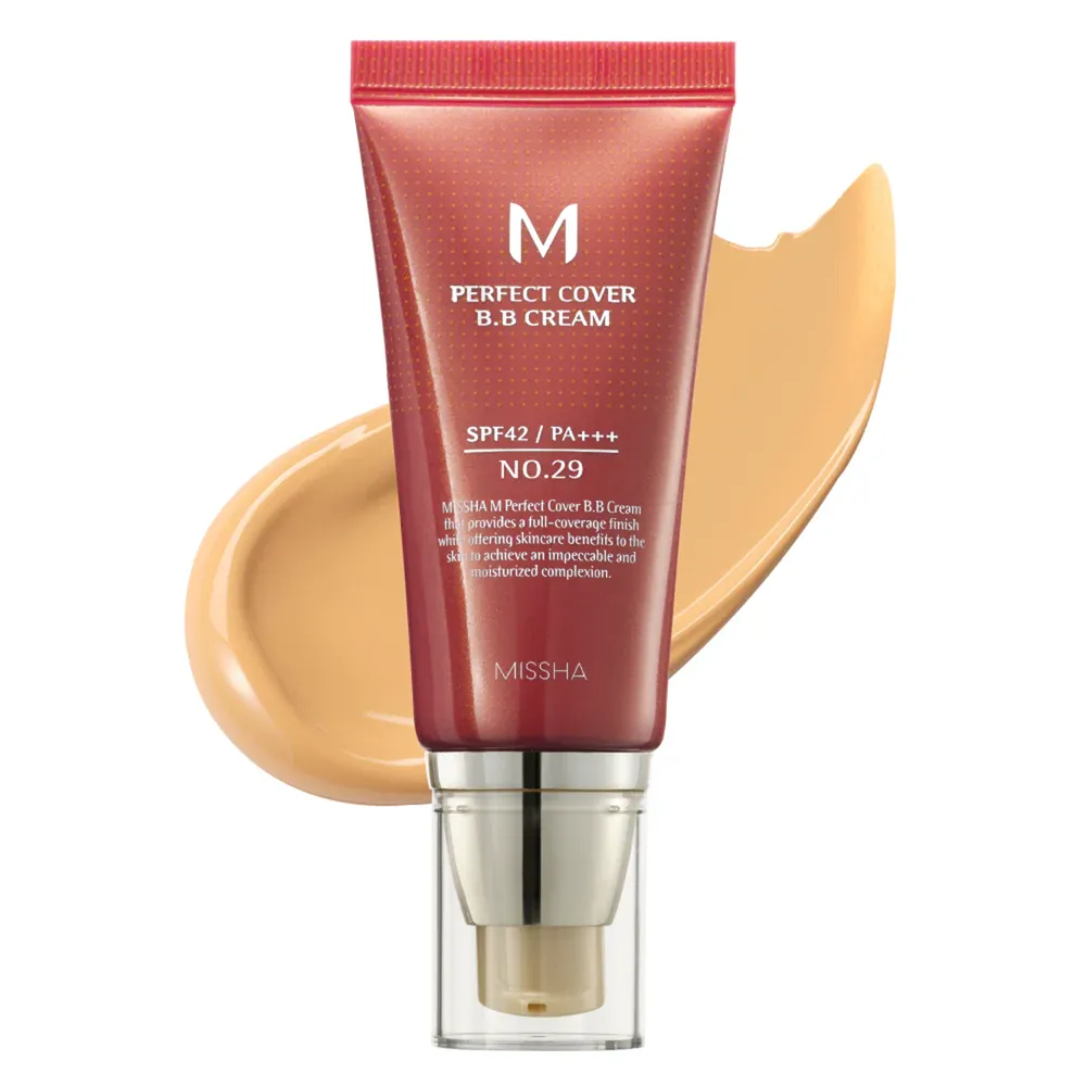 Missha M Perfect Cover BB Cream SPF 42 Pa+++ - 29 Caramel Beige thumbnail 2