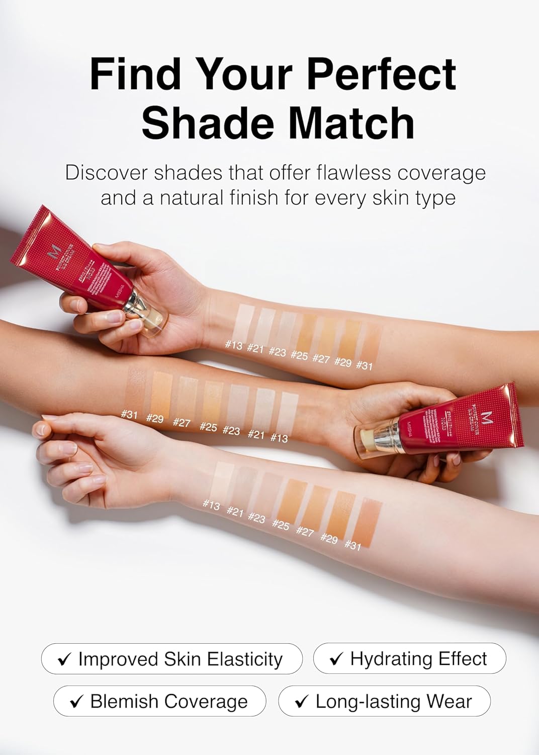 Missha M Perfect Cover BB Cream SPF 42 PA+++ - No.13 Bright Beige thumbnail 2
