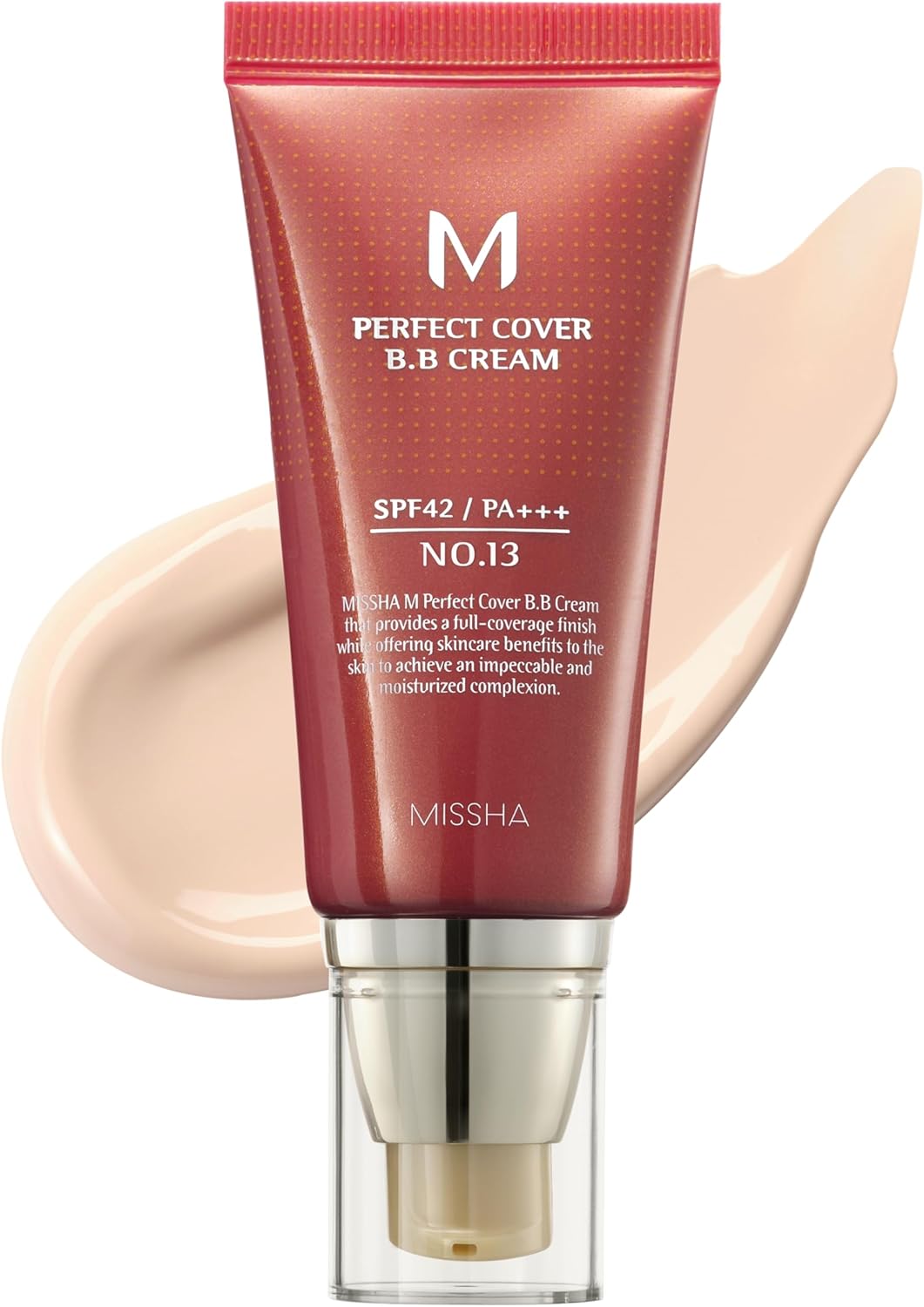 Missha M Perfect Cover BB Cream SPF 42 PA+++ - No.13 Bright Beige thumbnail 4