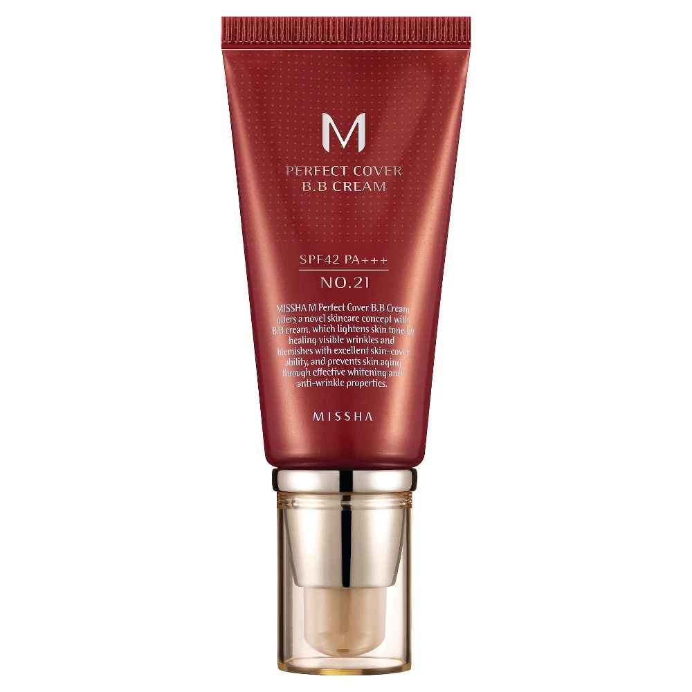 Missha M Perfect Cover BB Cream SPF 42 PA+++ - No.21 Light Beige thumbnail 1
