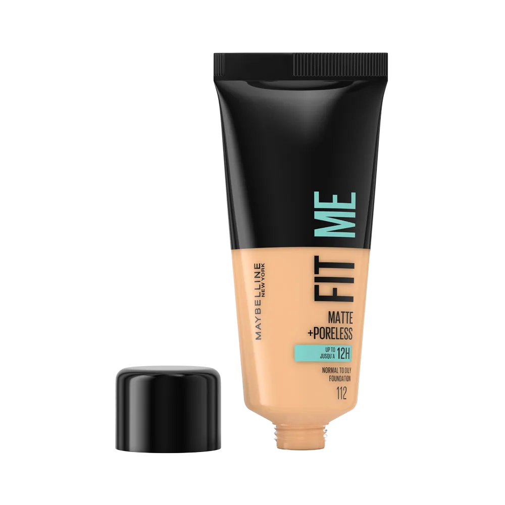 Maybelline New York Fit Me Matte+Poreless Foundation - 112 Soft Beige thumbnail 2