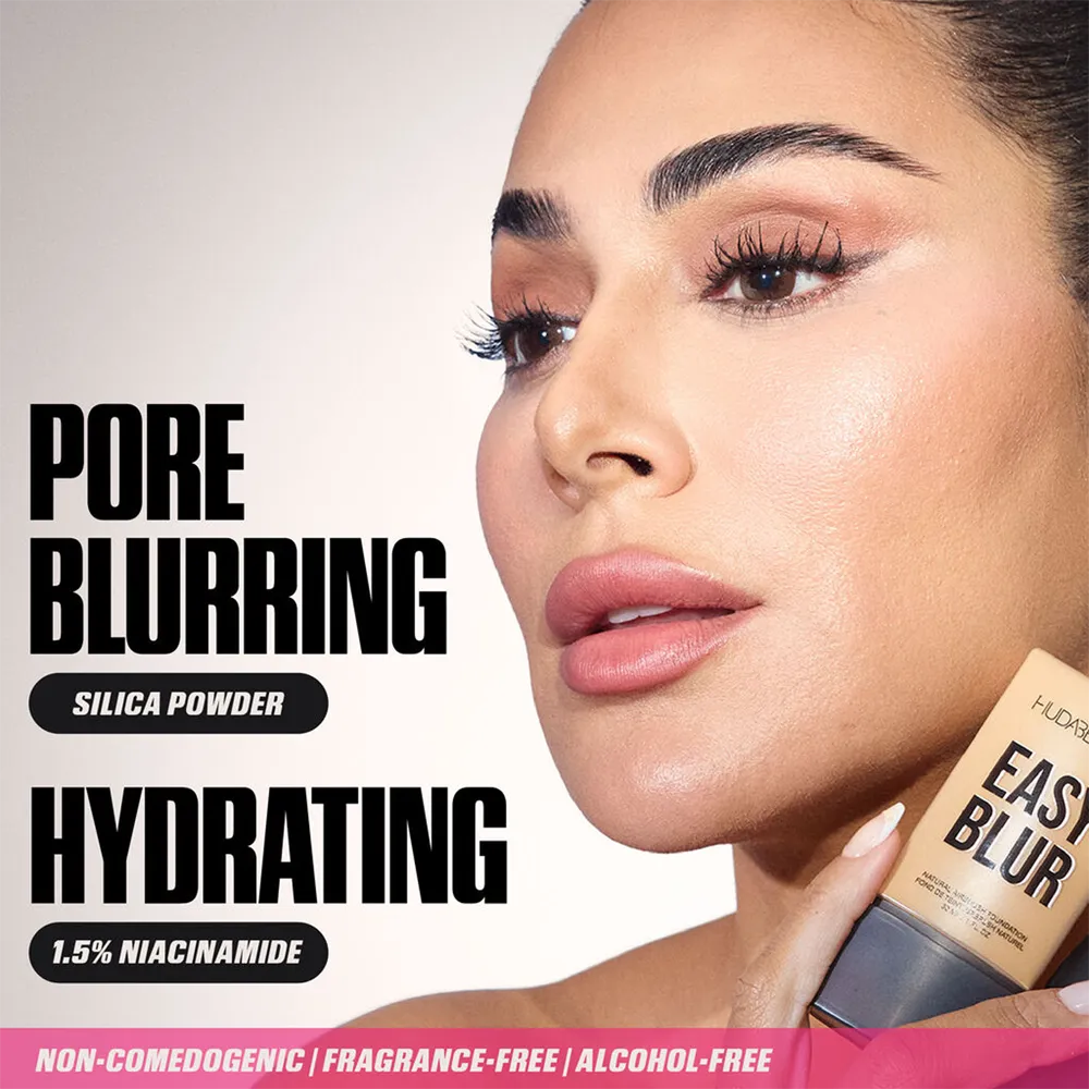 Huda Beauty Easy Blur Natural Airbrush Foundation - Cashew 140G thumbnail 4