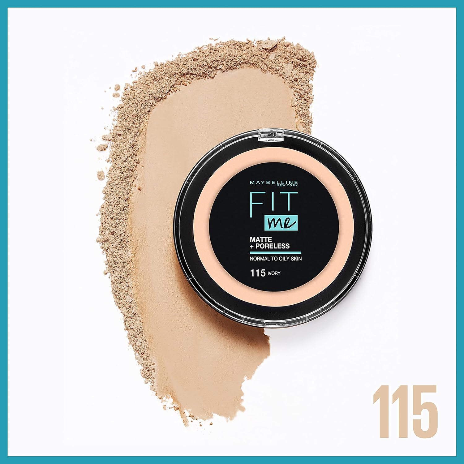 Maybelline New York Fit Me Matte + Poreless Powder - 115 Ivory thumbnail 3