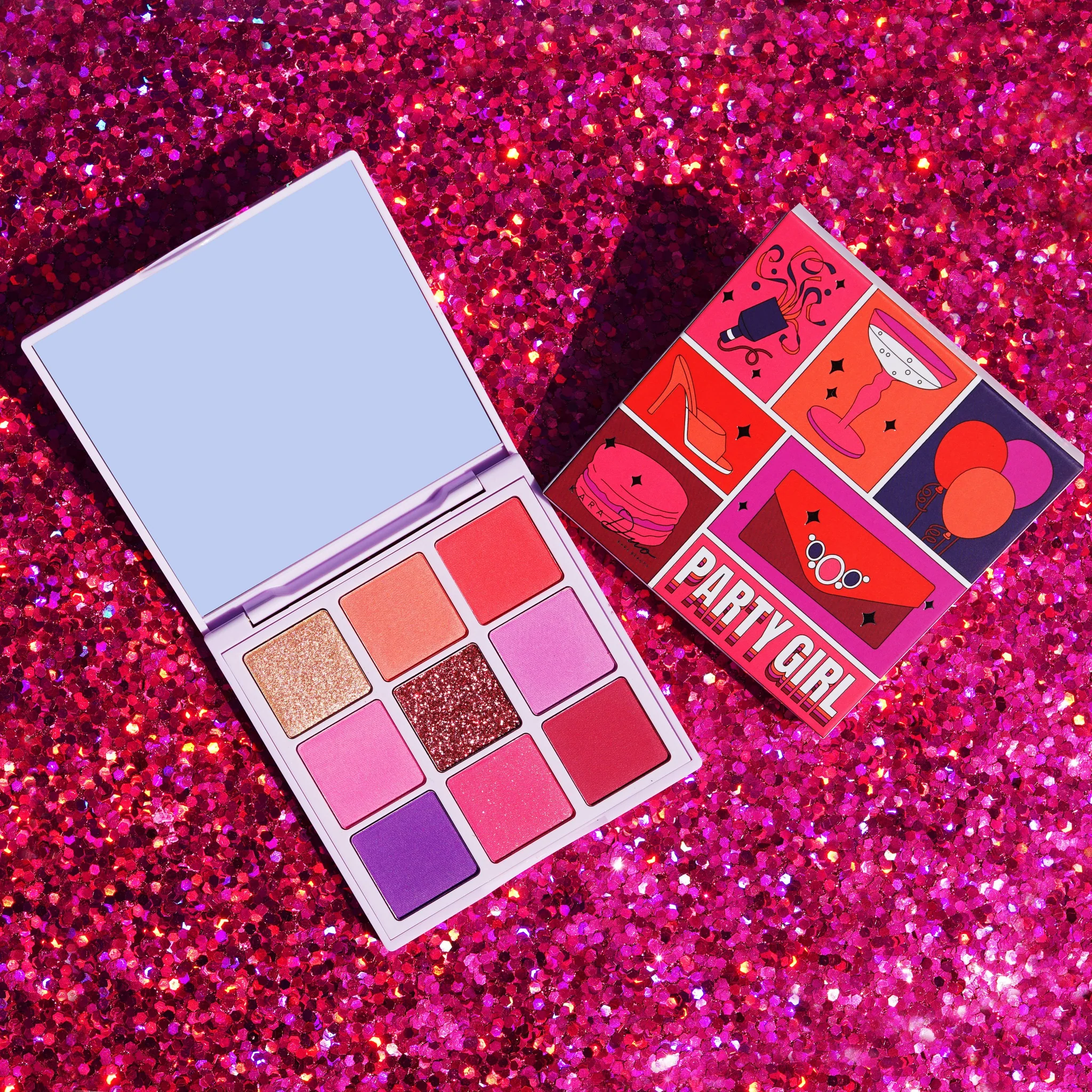 Kara Beauty Party Girl Eyeshadow Palette thumbnail 4