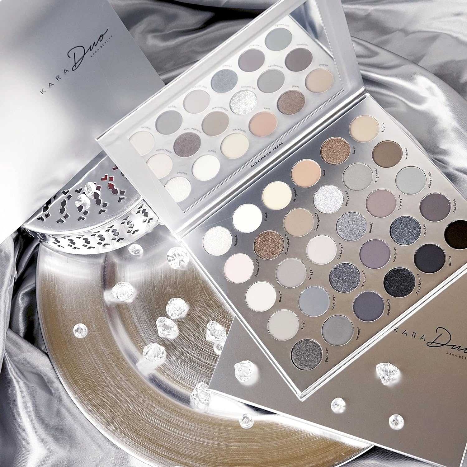 Kara Beauty Goddess Name Eyeshadow Palette PRO15 Multicolor thumbnail 3
