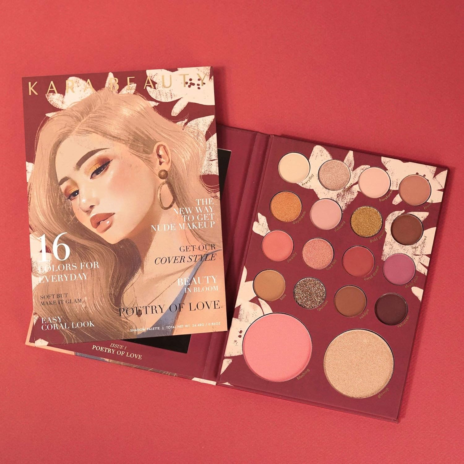 Kara Beauty Pottery of Love Eyeshadow Palette ES100 thumbnail 2